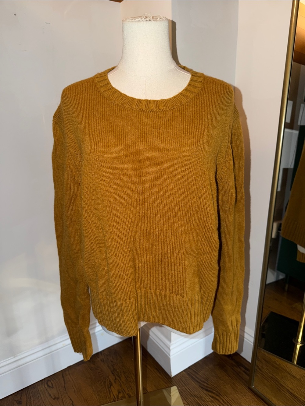 Pendleton Mustard Crewneck Sweater